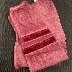 Planet Gold Maroon Joggers